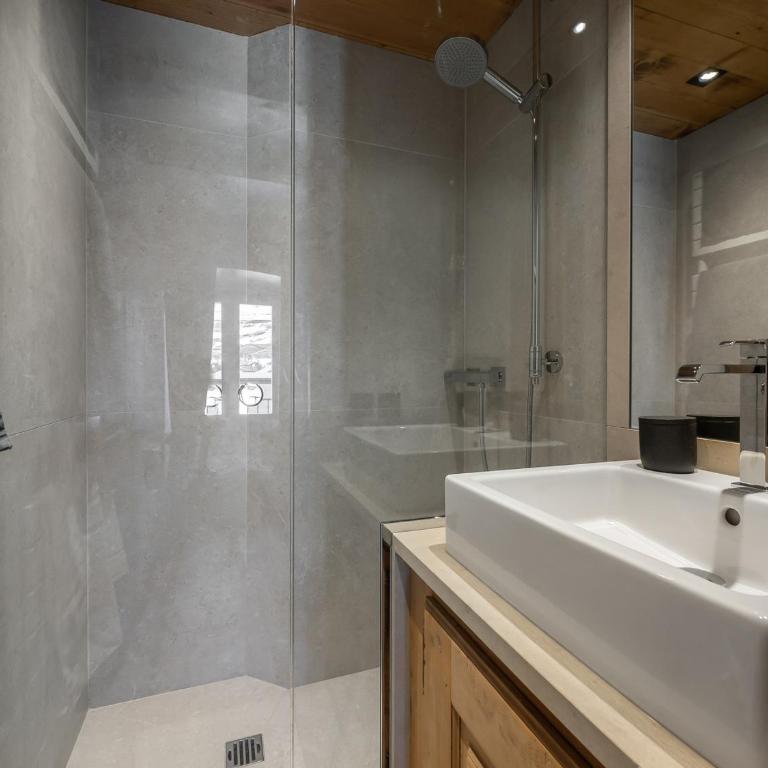 Appartement rénové 3 ch, centre Megève, parking, wifi - Appartement 3 Chambres - 12