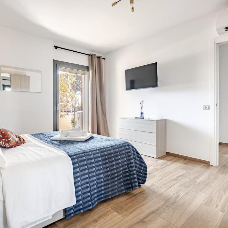 Parking, FCO Airport & Beach - River Breeze - Apartamento de 1 Dormitorio con balcón y vistas a la ciudad - 17