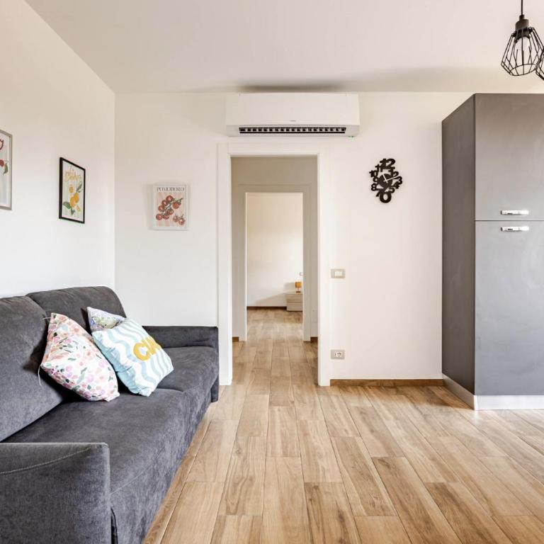 Parking, FCO Airport & Beach - River Breeze - Apartamento de 1 Dormitorio con balcón y vistas a la ciudad - 15