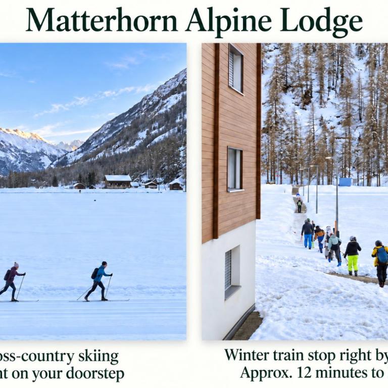 Matterhorn Alpine Lodge in Täsch bei Zermatt - Apartment mit 1 Schlafzimmer und Aussicht - 2
