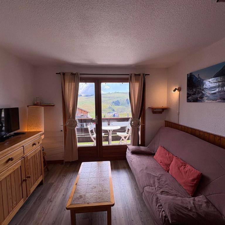 Studio cabine 4 pers, vue sud Les Saisies - FR-1-293-172 - Studio - 9