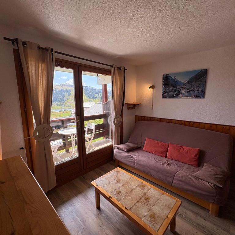 Studio cabine 4 pers, vue sud Les Saisies - FR-1-293-172 - Studio - 13