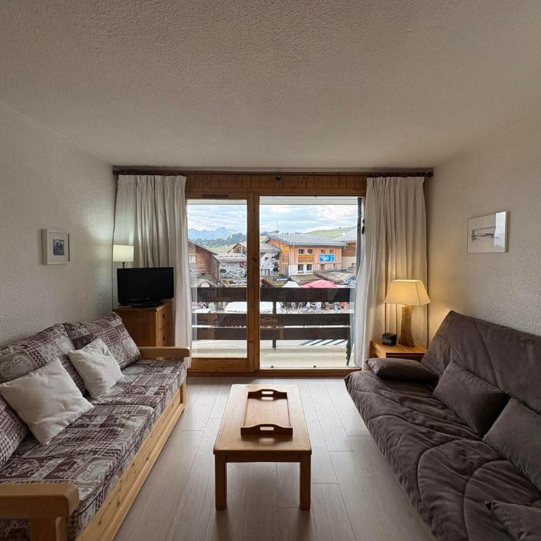 Les Saisies - Studio cabine 4 pers. balcon sud, vue pistes - FR-1-293-151 - Studio - 1