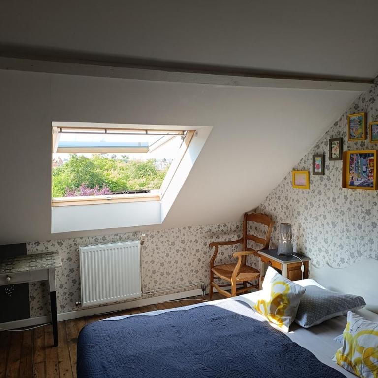Maison atypique, quartier très calme, à Amiens - Chambre Familiale - 16