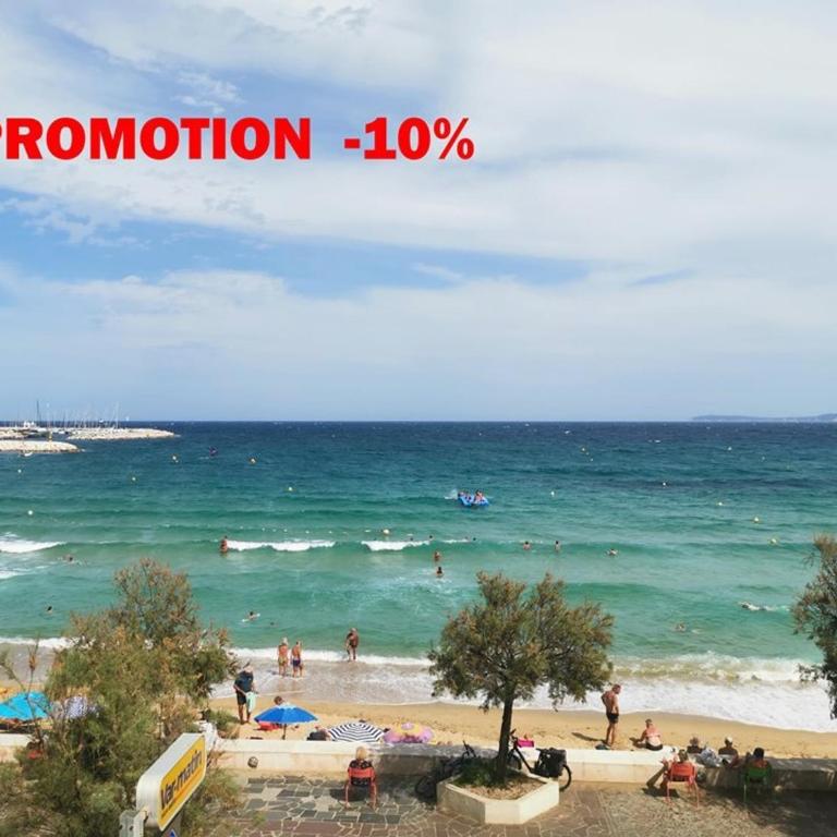Studio + cabine, 4 pers. avec clim et parking, Le Lavandou - Studio - 10
