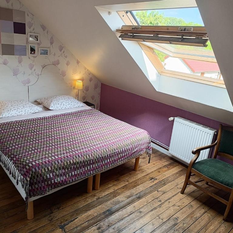 Maison atypique, quartier très calme, à Amiens - Chambre Familiale - 22