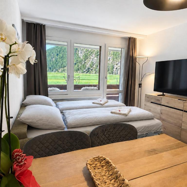 Matterhorn Alpine Lodge in Täsch bei Zermatt - Apartment mit 1 Schlafzimmer und Aussicht - 7