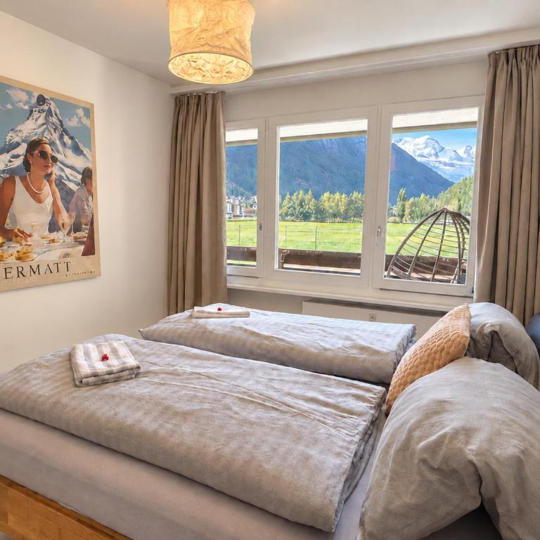 Matterhorn Alpine Lodge in Täsch bei Zermatt - Apartment mit 1 Schlafzimmer und Aussicht - 3