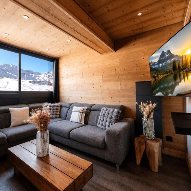 Charmant appartement rénové, cosy, pour 4 pers., exposé sud, skis aux pieds, proche commerces - FR-1-545-43 - Apartment - 7