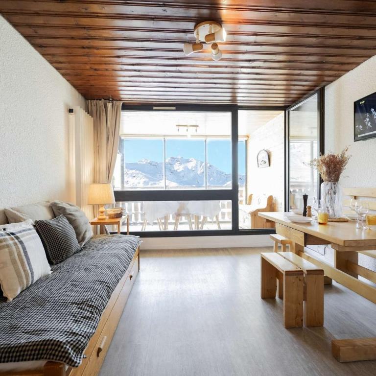 Charmant appart 4 pers. 31m² au cœur de la montagne, avec véranda panoramique et équipements inclus - Apartment mit 1 Schlafzimmer - 1