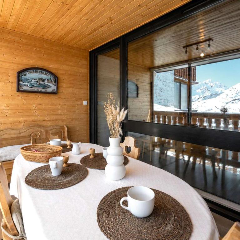 Charmant appart 4 pers. 31m² au cœur de la montagne, avec véranda panoramique et équipements inclus - Apartment mit 1 Schlafzimmer - 12