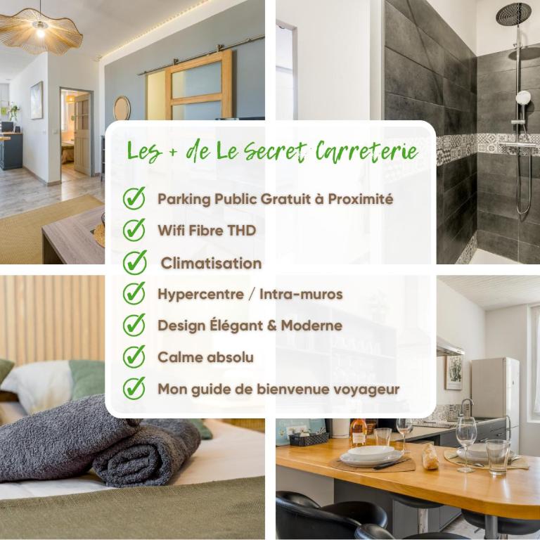 Le Secret Carreterie, Unique, Central, Calme & Climatisation - Appartement 1 Chambre - 1