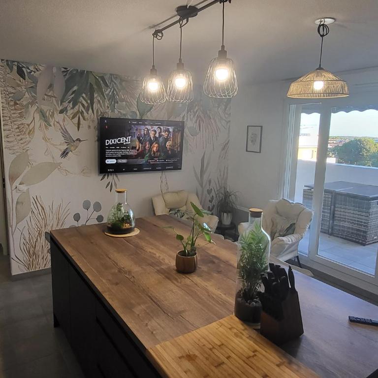 Bright cozy space Fully equipped 4 to 6 guests - Apartment mit 2 Schlafzimmern und Gartenblick - 3