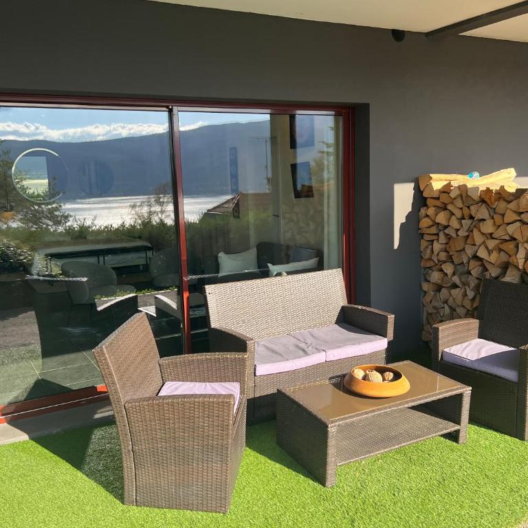 La Merle Rez-de-jardin Vue extraordinaire Lac Annecy - Climatisation - Appartement - Vue sur Lac - 3