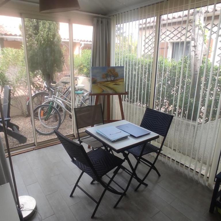maison de vacances climatisée 5 pers avec piscine commune et vélos - Casa de 2 dormitorios - 4