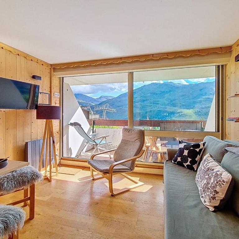 Appartement confortable ski-in/ski-out, balcon sud - Studio - 1