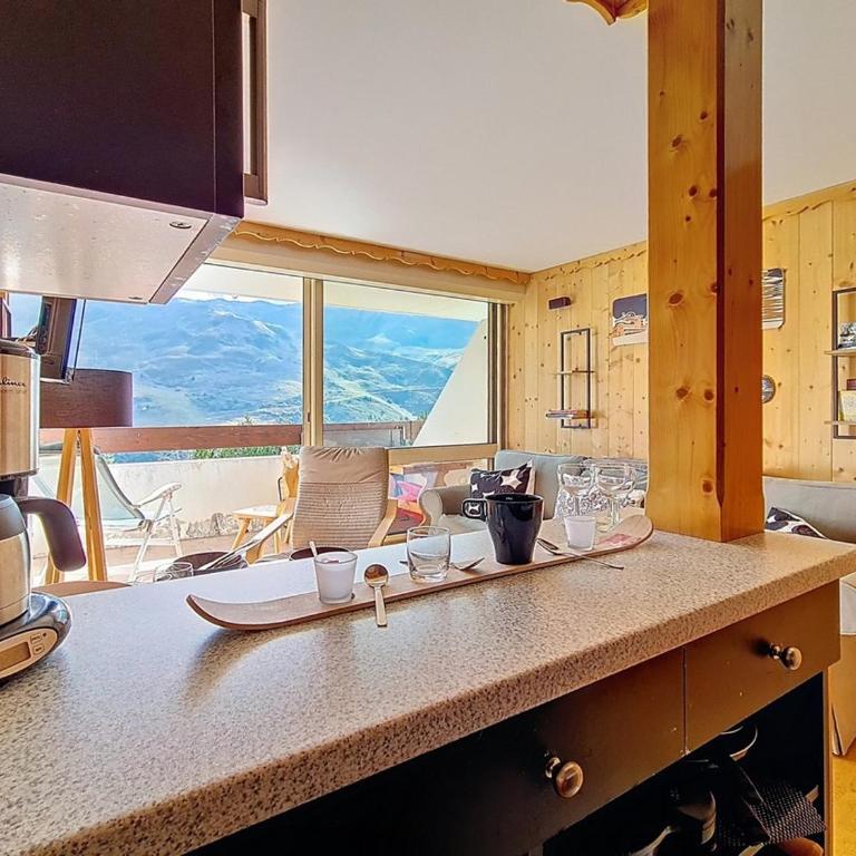 Appartement confortable ski-in/ski-out, balcon sud - Studio - 4