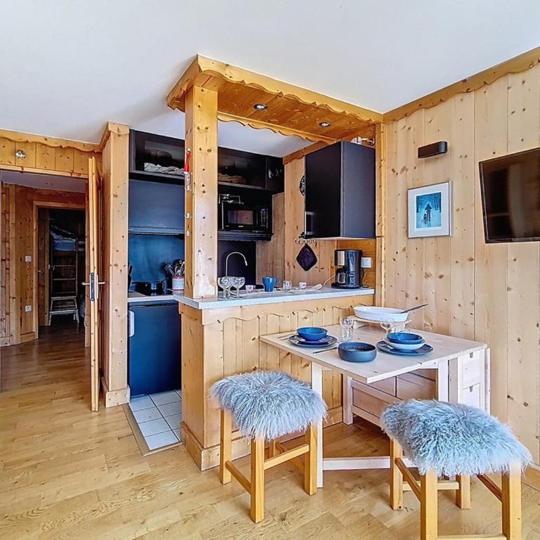 Appartement confortable ski-in/ski-out, balcon sud - Studio - 6