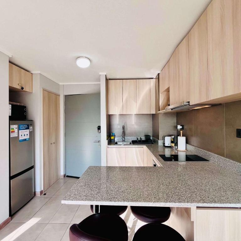 1D La Florida - Estacionamiento, Piscina y Metro - Apartamento - 12