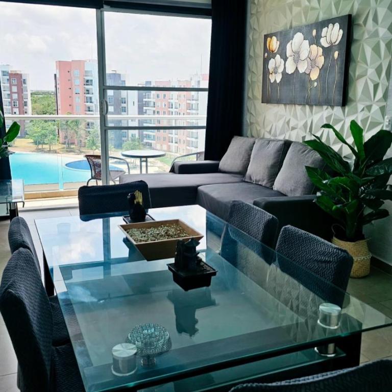 departamento con laguna artificial - Two-Bedroom Apartment - 39