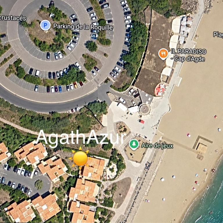 AgathAzur Beach 30 m away, terrace AC - Apartment mit 1 Schlafzimmer - 26