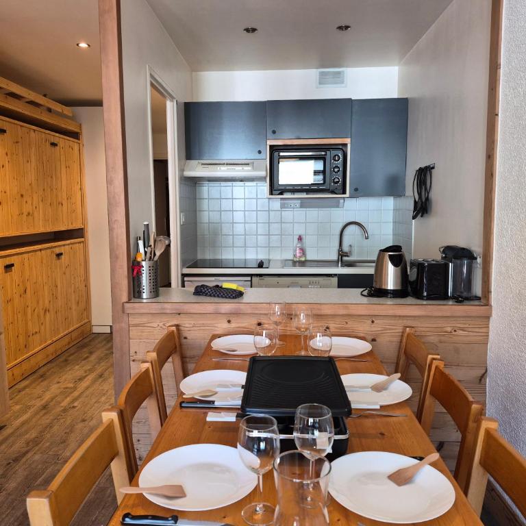 CUR A 20 Charmant T2, 6pers ski au pied - Val Claret Centre - Appartamento con 1 Camera da Letto - 3