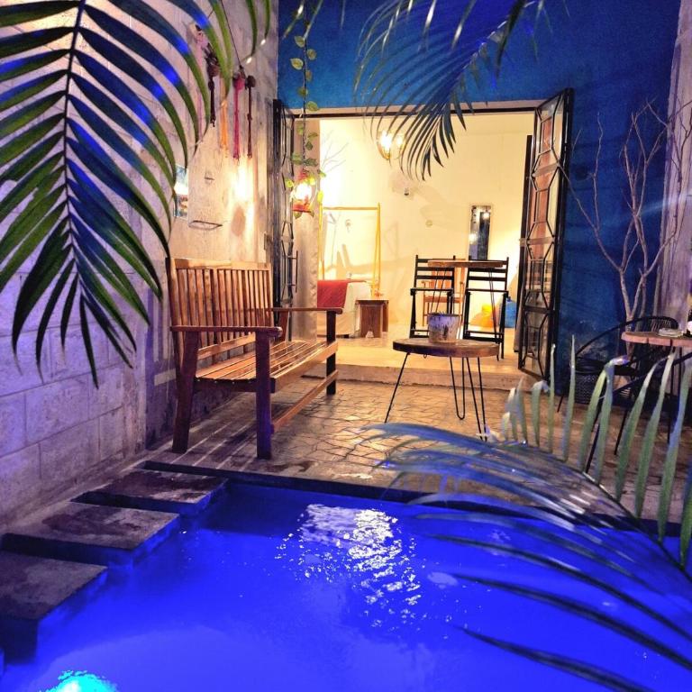 Colonial house in the historic center, Valladolid - Two-Bedroom House - 10
