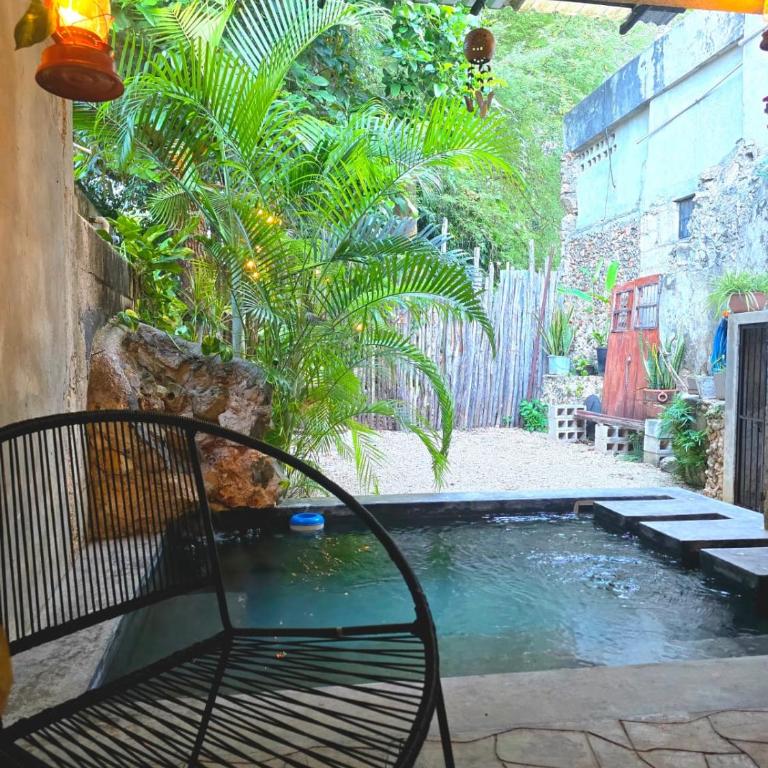 Colonial house in the historic center, Valladolid - Two-Bedroom House - 17