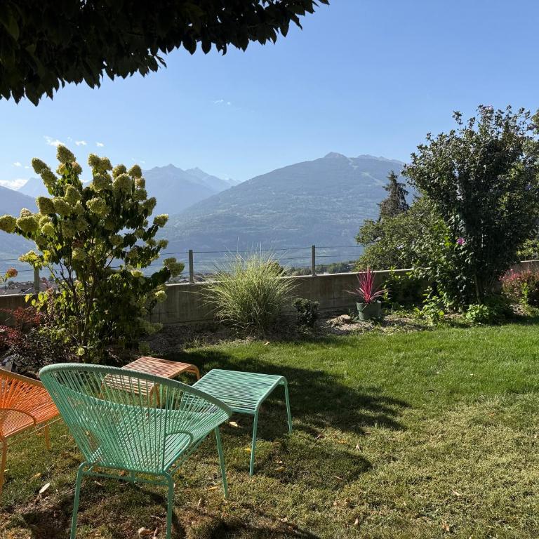 bnb Valais - by La Sittelle - Apartment mit Terrasse - 5
