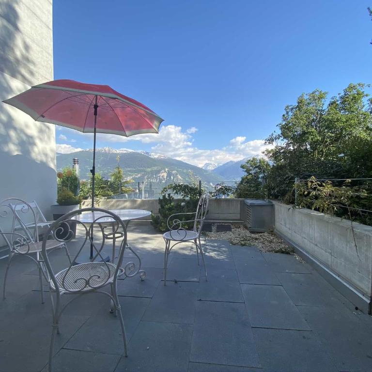 bnb Valais - by La Sittelle - Apartment mit Terrasse - 19