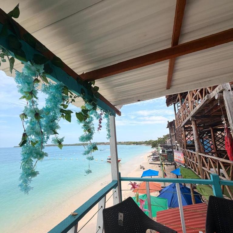 Hostal sirena baru - Double Room with Balcony and Sea View - 3