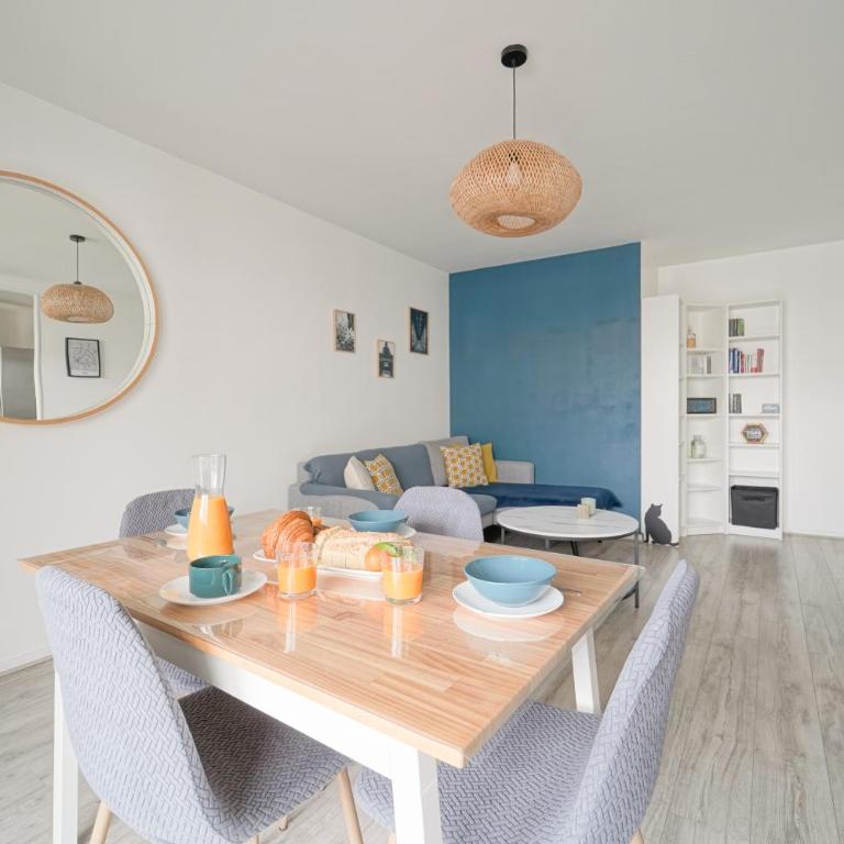 L'eleven - Parking - Balcon - 2 min metro 12 - Stade de France - Appartement 2 Chambres - 15