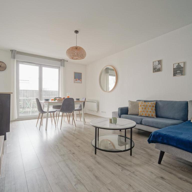 L'eleven - Parking - Balcon - 2 min metro 12 - Stade de France - Appartement 2 Chambres - 1