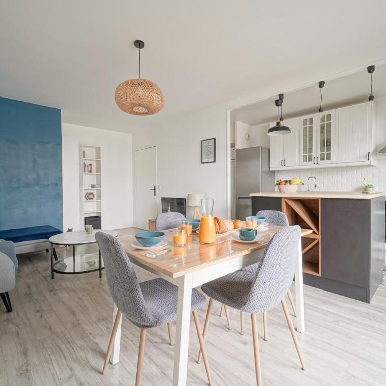 L'eleven - Parking - Balcon - 2 min metro 12 - Stade de France - Appartement 2 Chambres - 17