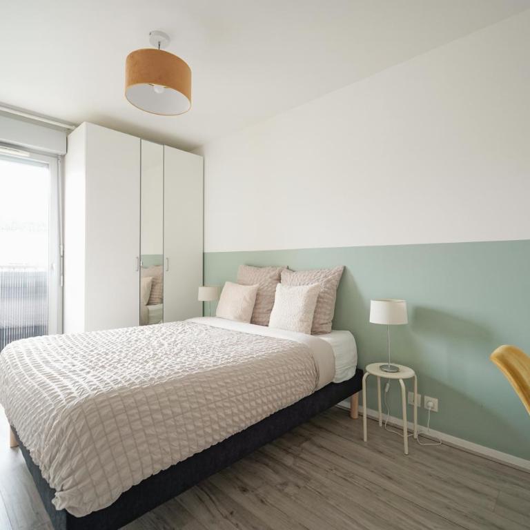 L'eleven - Parking - Balcon - 2 min metro 12 - Stade de France - Appartement 2 Chambres - 21