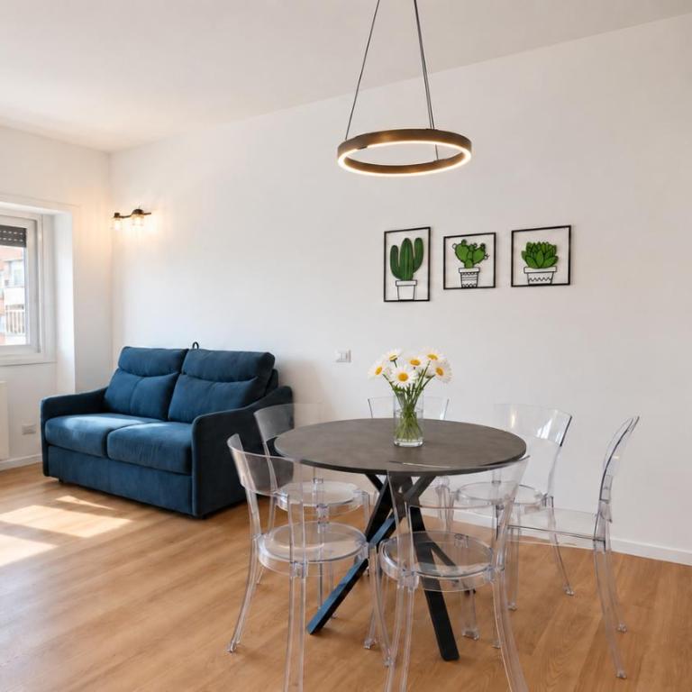 Elegantis Trastevere Family Apartment with Terrace - Near Tram, Train and Bus for the City Centre - Apartment mit 2 Schlafzimmern und Balkon - 7