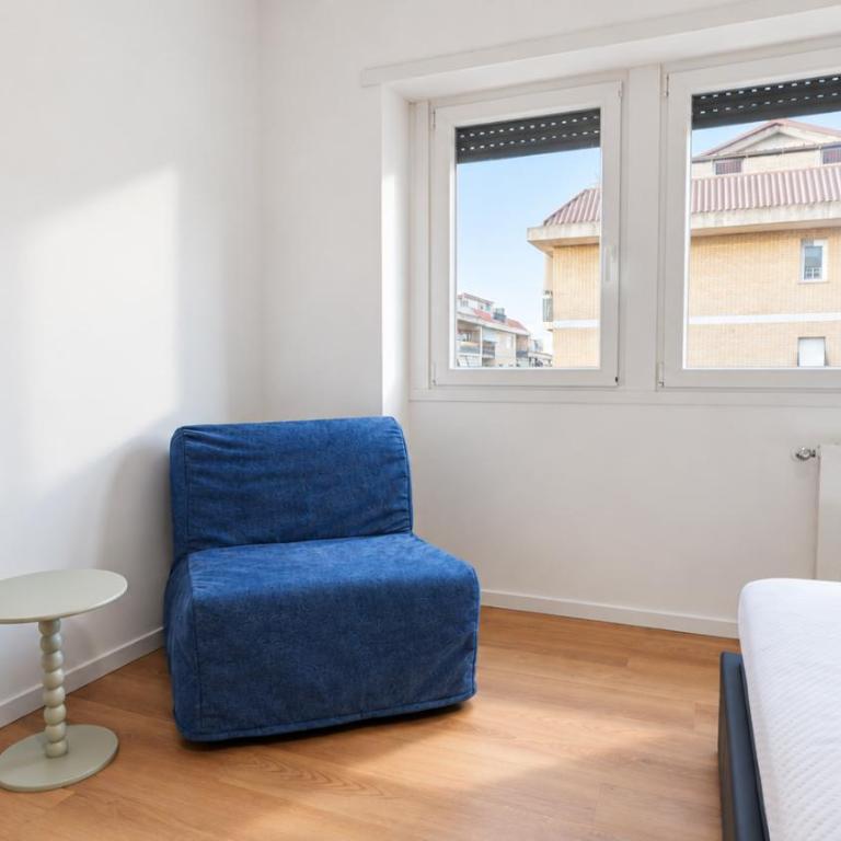 Elegantis Trastevere Family Apartment with Terrace - Near Tram, Train and Bus for the City Centre - Apartment mit 2 Schlafzimmern und Balkon - 22