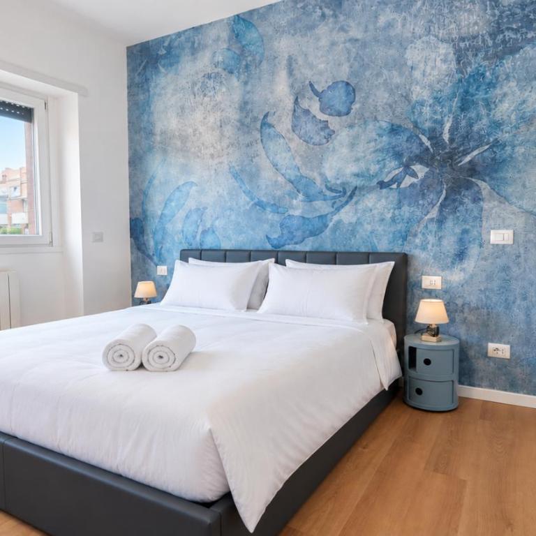 Elegantis Trastevere Family Apartment with Terrace - Near Tram, Train and Bus for the City Centre - Apartment mit 2 Schlafzimmern und Balkon - 25