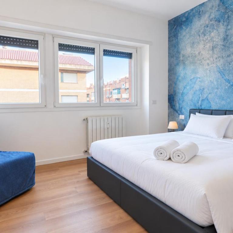 Elegantis Trastevere Family Apartment with Terrace - Near Tram, Train and Bus for the City Centre - Apartment mit 2 Schlafzimmern und Balkon - 33