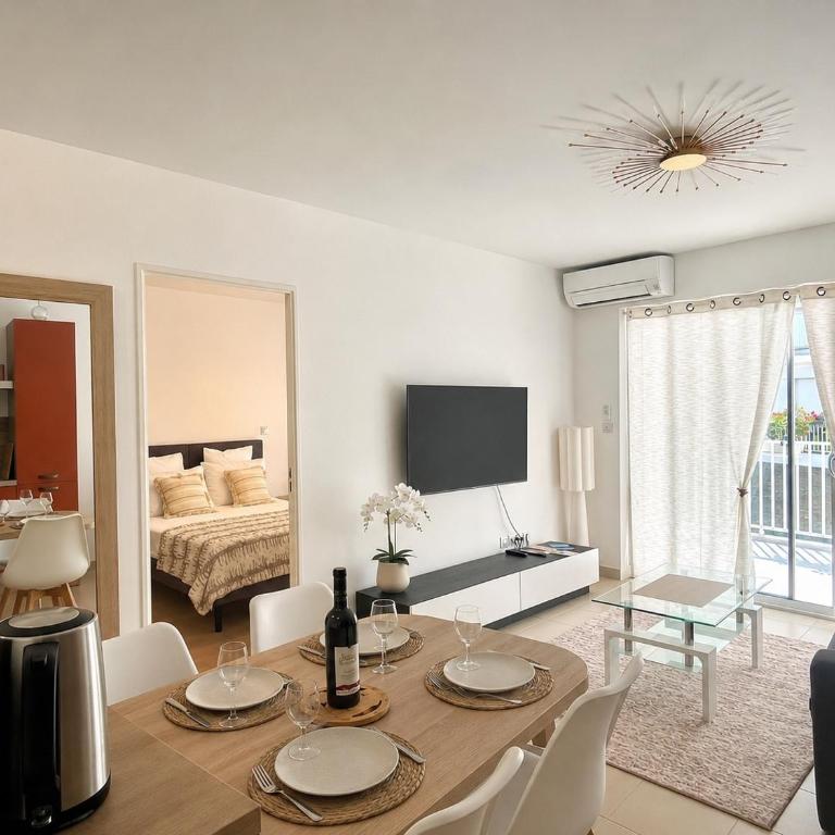 New 2-Room Apartment with Terrace & Air Conditioning - Appartement 1 Chambre - 1