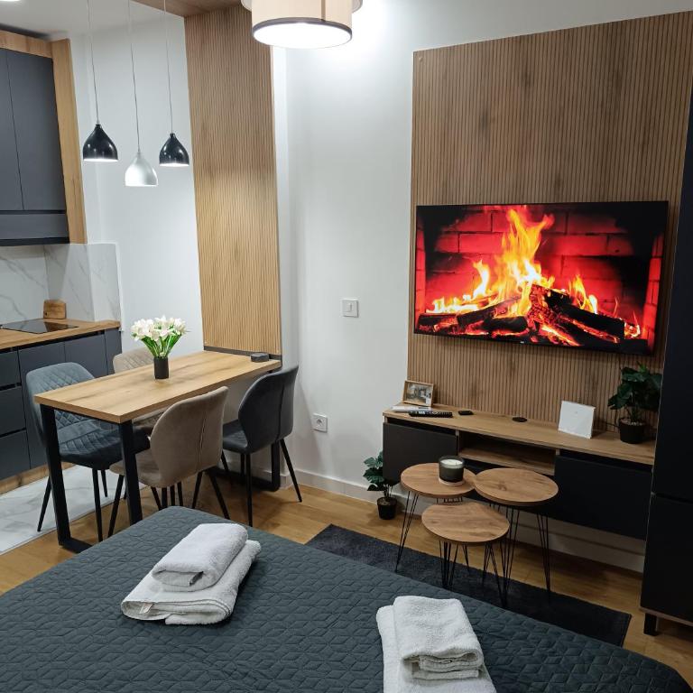 Apartman Aleksa Balkan Square Centar - Studio Apartment with Queen Bed - 59
