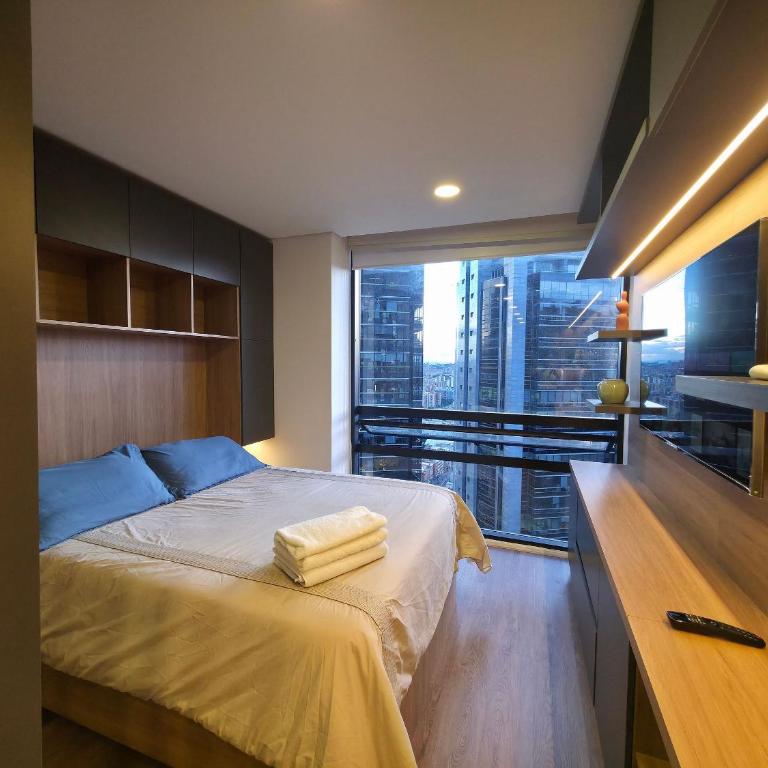 Loft Panorámico con estilo, Coworking-Gym, Usaquén - Apartamento Superior con vistas a la ciudad - 2
