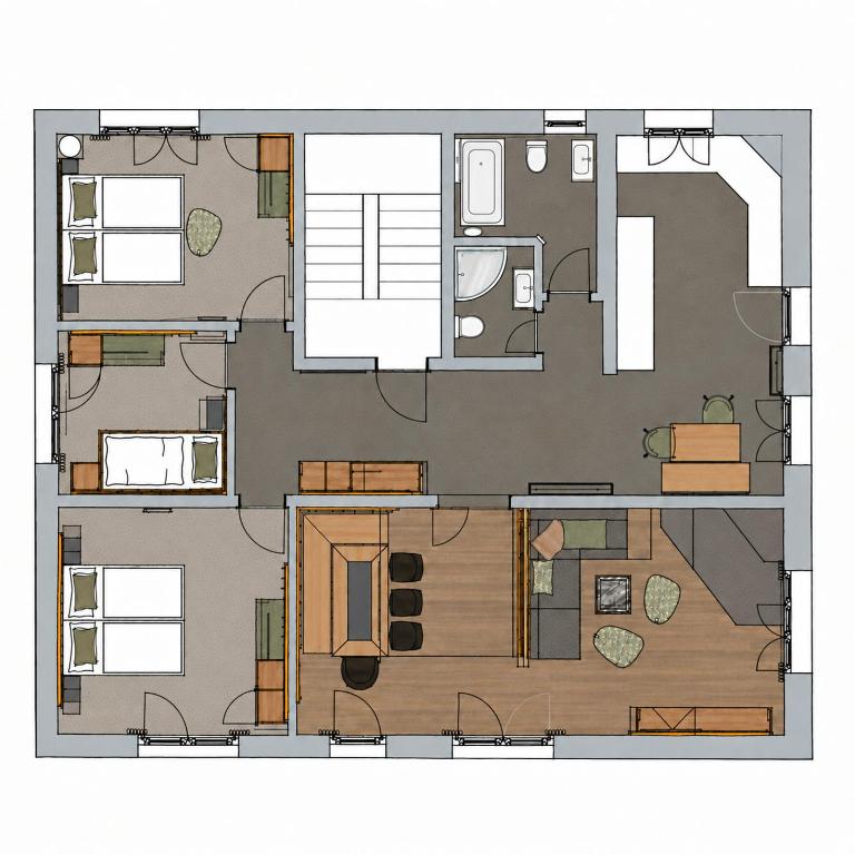 BaseCamp Apartments - Apartment mit 3 Schlafzimmern - 7