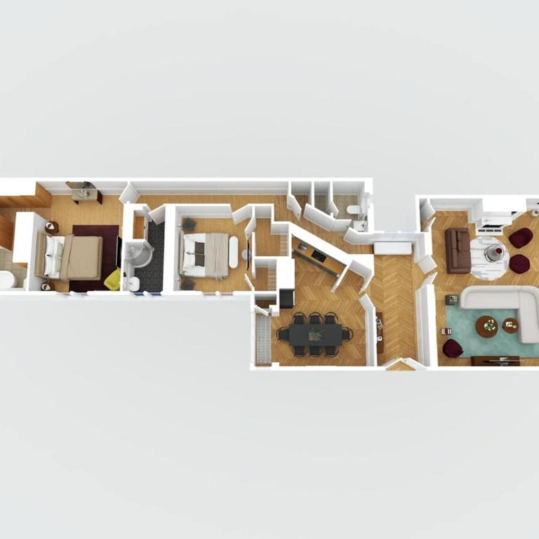 Refined Montaigne 2BR Suite 6P - Appartement 3 Chambres - 19