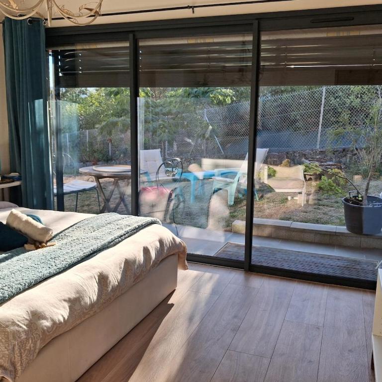 Renovated 30 m2 studio garden AC and parking - One-Bedroom Apartment - 17