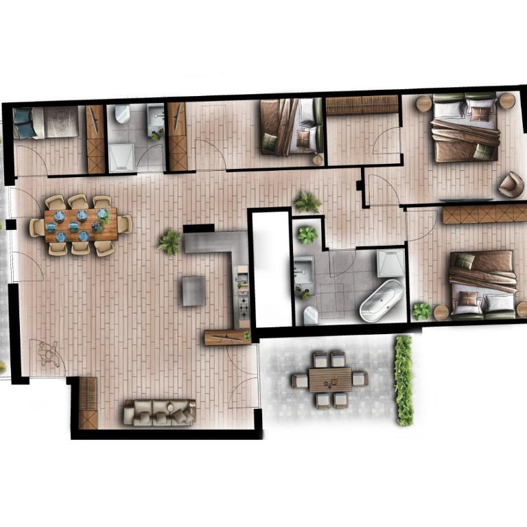 Terravita - Appartement 4 Chambres - 1