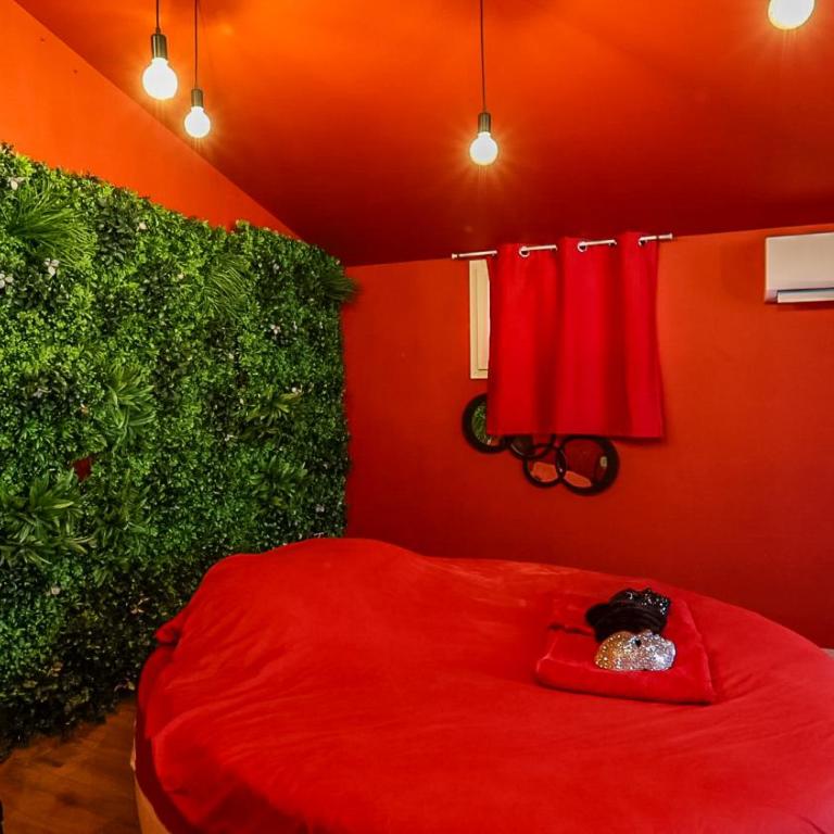 Love Room- Jacuzzi XXL- Climatisé- Table massage Accessoires - Appartement 1 Chambre - 17