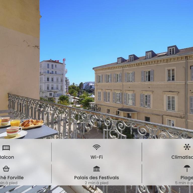 Spacieux 2 chambres BALCON, FELIX FAURE-COEUR DE CANNES A2B023 - Apartamento con vistas y balcón - 1