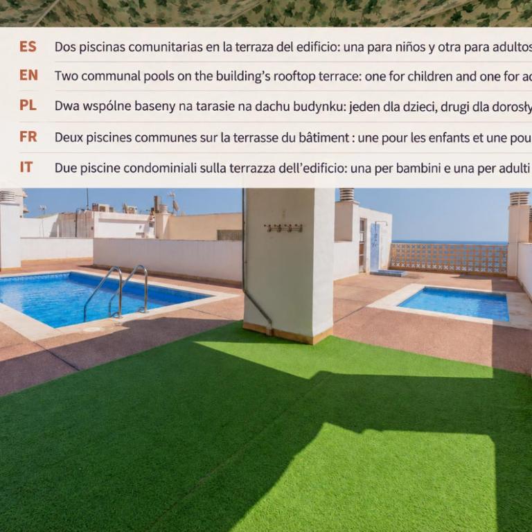 Alirena Playa del Postiguet piscina, playa y centro de Alicante a pie - Apartment mit 1 Schlafzimmer - 30