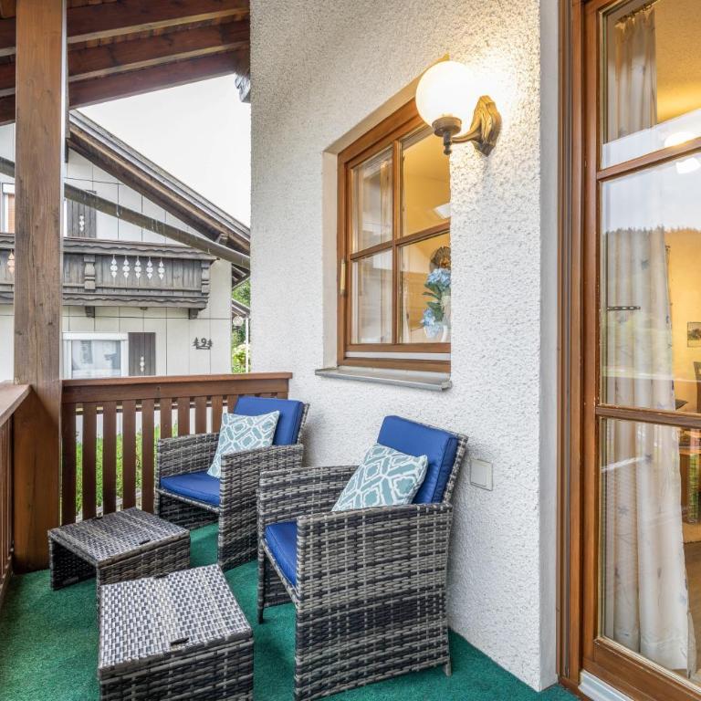 Ferienwohnung Zellertalblick - Appartement 1 Chambre Supérieur avec Balcon - 6